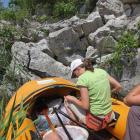 Čamac za istraživanja vilinih konjica u Hutovom blatu / Boat for dragonfly research in Hutovo blato Čamac za istraživanja vilinih konjica u Hutovom blatu / Boat for dragonfly research in Hutovo blato